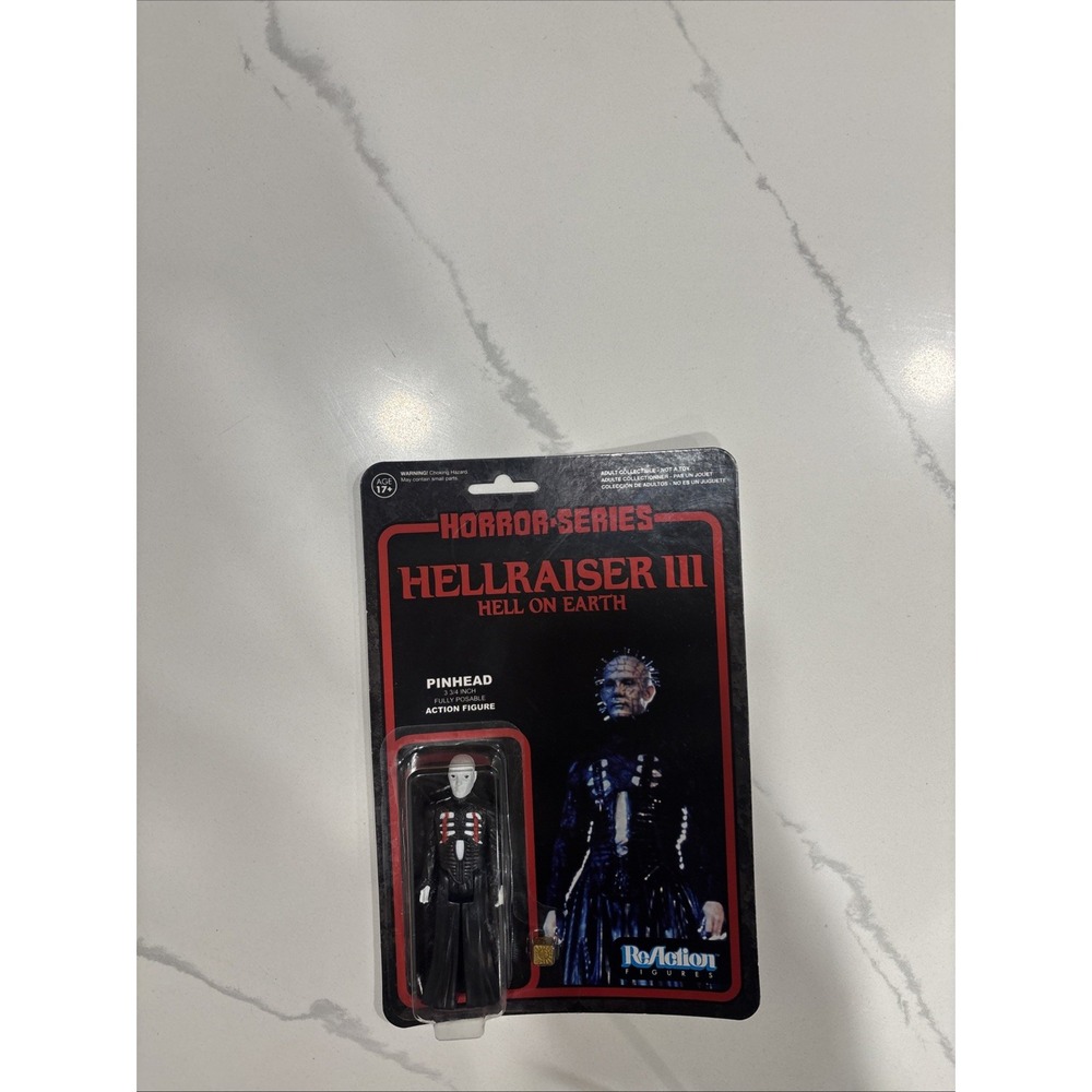 Super7 & Funko Reaction Horror Series Hellraiser III Pinhead